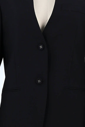 Blazer Officine Générale Noir en Laine