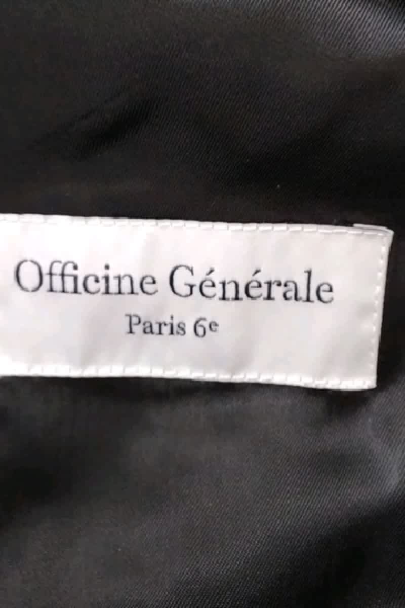 Blazer Officine Générale Noir en Laine