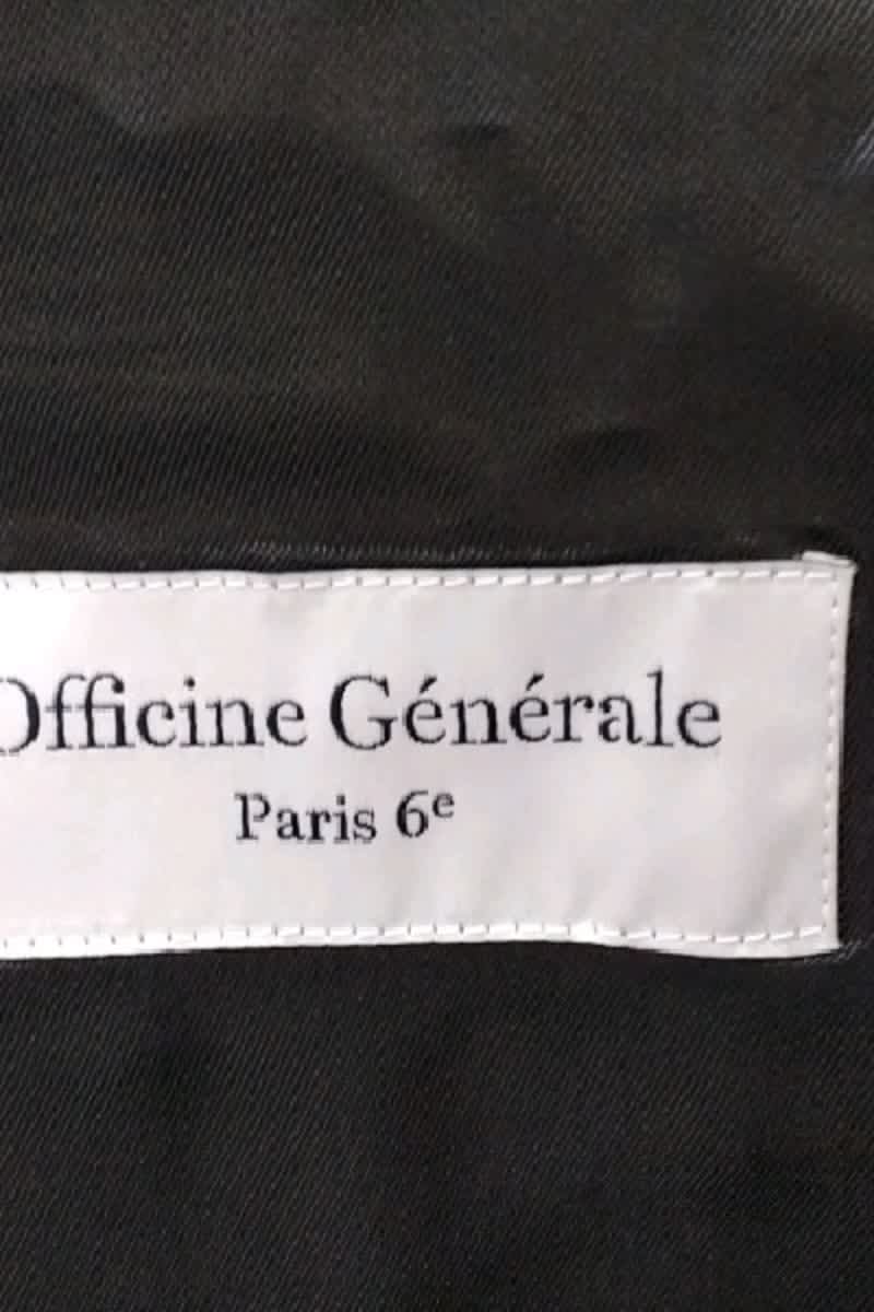 Blazer Officine Générale Noir en Polyester