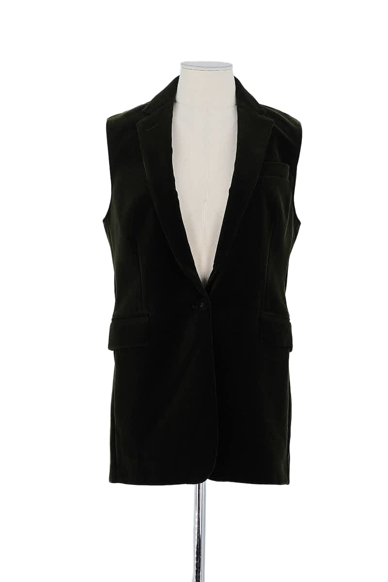 Blazer Officine Générale Vert en Coton, taille S - Seconde Main