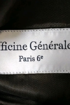 Blazer Officine Générale Vert en Coton