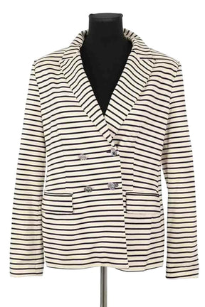 Blazer Pinko Ecru en Viscose, taille L - Seconde Main
