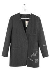 Blazer Pinko Noir en Polyester, taille M - Seconde Main