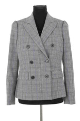 Blazer Rebecca Taylor Gris en Polyester, taille S - Seconde Main