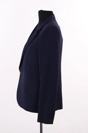 Blazer Saint Laurent Bleu en Laine