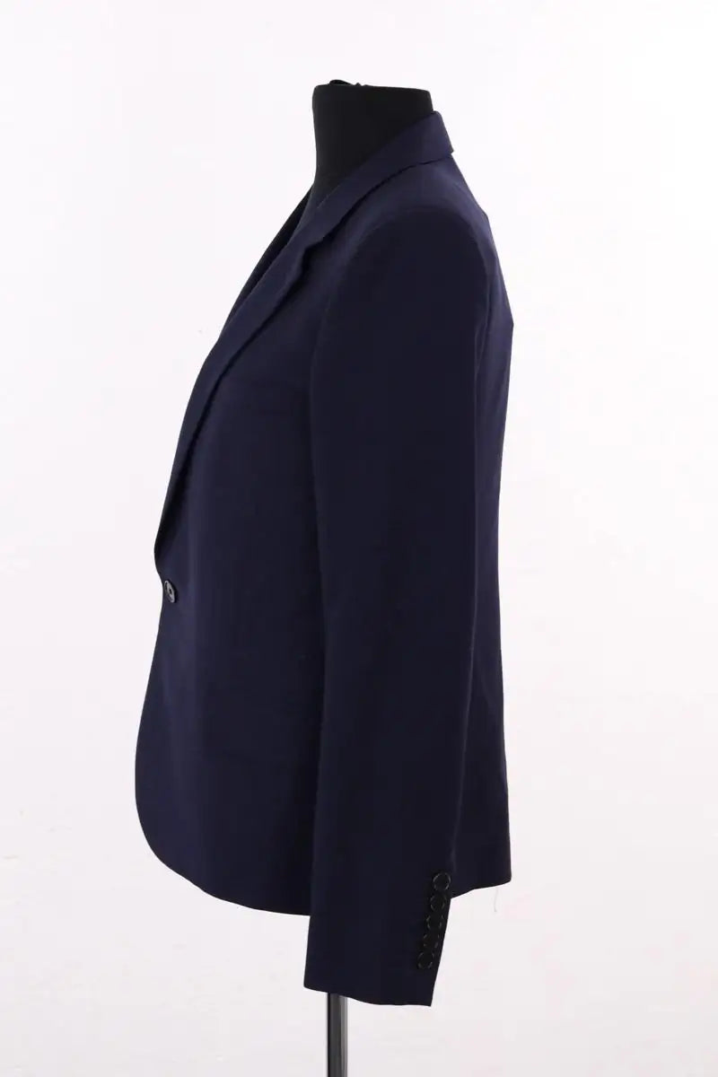 Blazer Saint Laurent Bleu en Laine