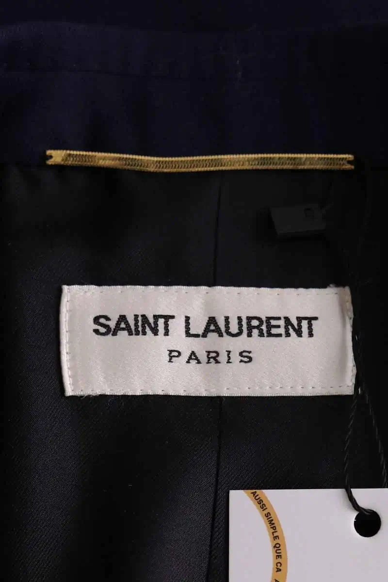 Blazer Saint Laurent Bleu en Laine