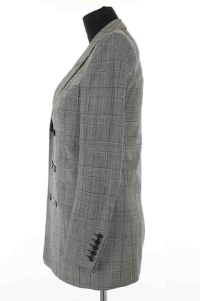 Blazer Saint Laurent Gris en Laine