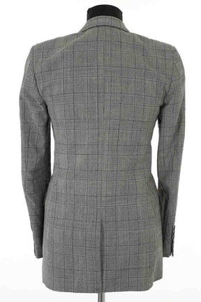 Blazer Saint Laurent Gris en Laine