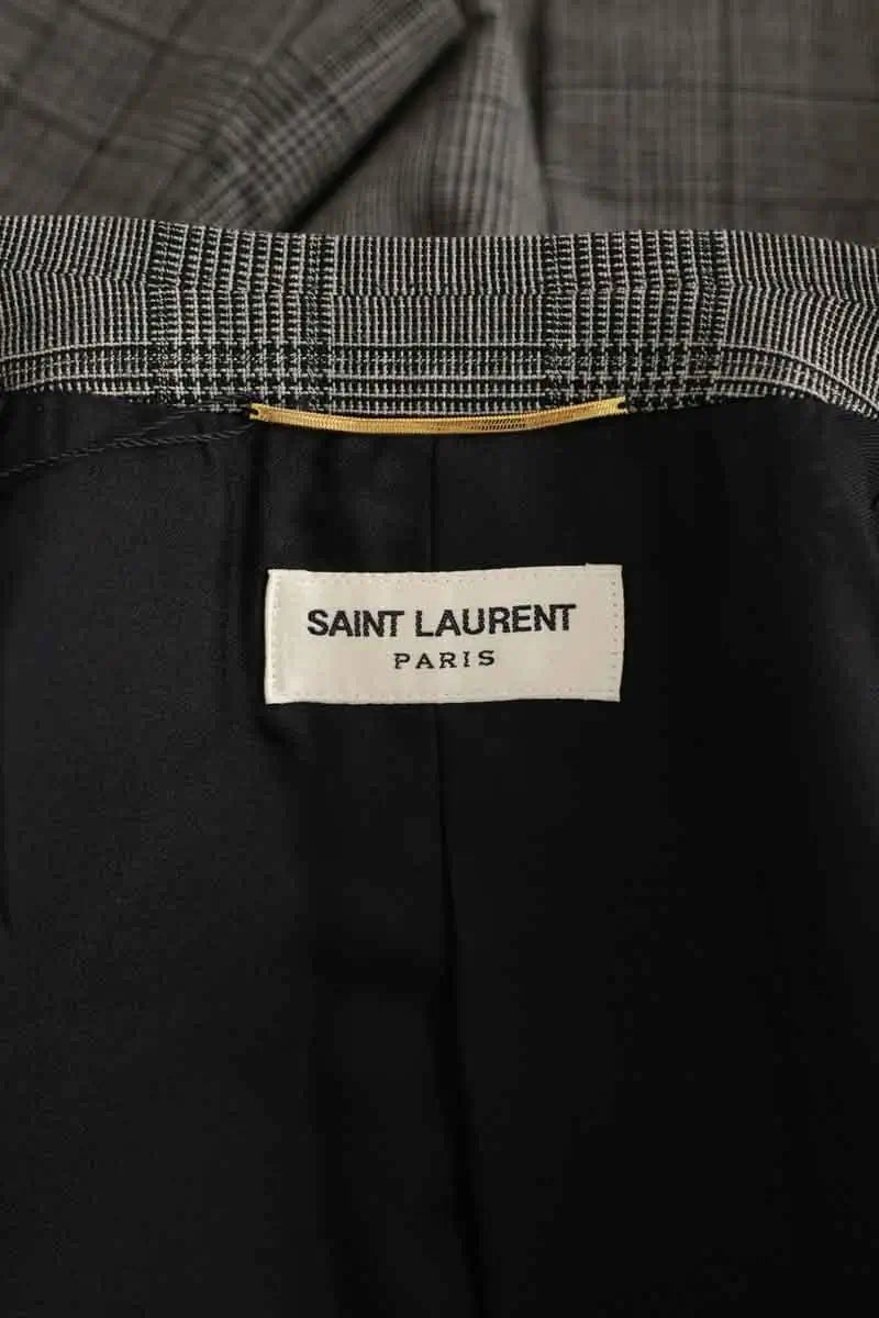 Blazer Saint Laurent Gris en Laine