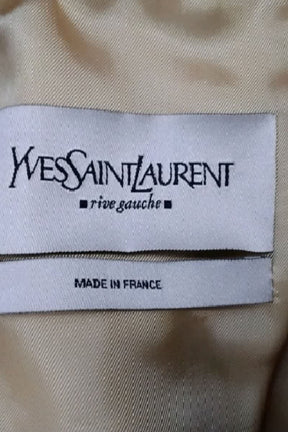 Blazer Saint Laurent Jaune en Coton