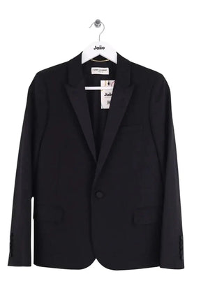 Blazer Saint Laurent Noir en Laine, taille L - Seconde Main