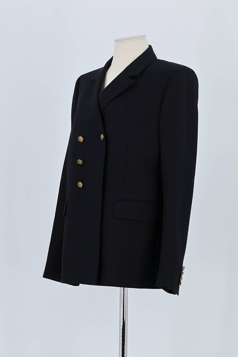 Blazer Saint Laurent Noir en Laine