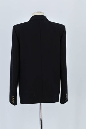 Blazer Saint Laurent Noir en Laine