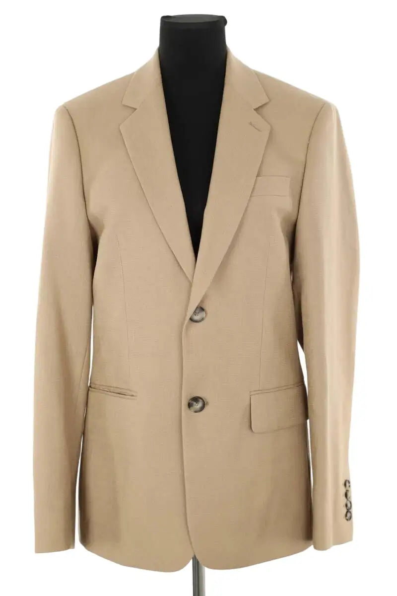 Blazer Sandro Beige en Laine, taille M - Seconde Main