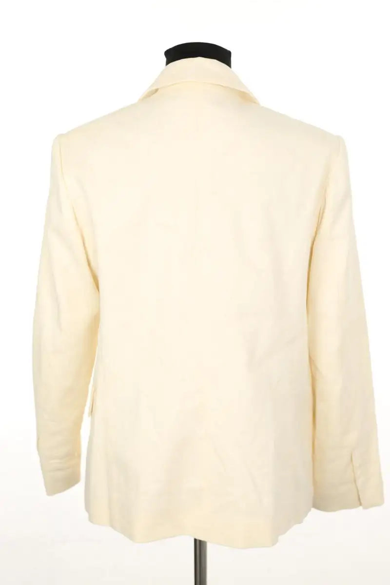 Blazer Sandro Beige en Lin