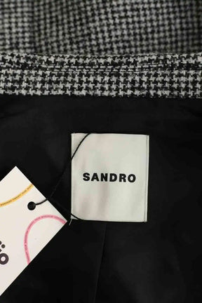 Blazer Sandro Blanc en Laine