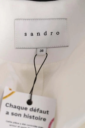 Blazer Sandro Blanc en Synthétique
