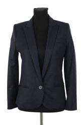 Blazer Sandro Bleu en Polyester, taille S - Seconde Main