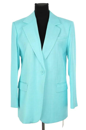 Blazer Sandro Bleu en Viscose, taille XS - Seconde Main
