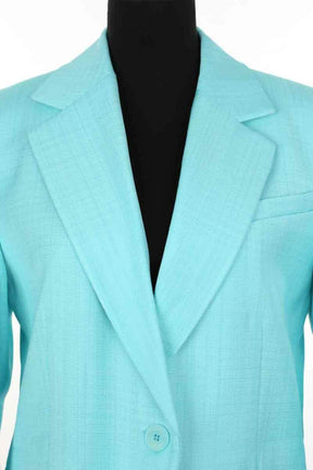 Blazer Sandro Bleu en Viscose