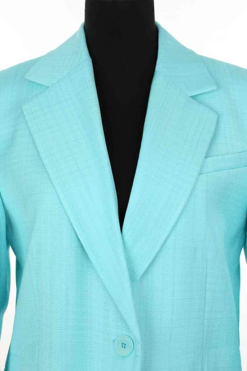 Blazer Sandro Bleu en Viscose