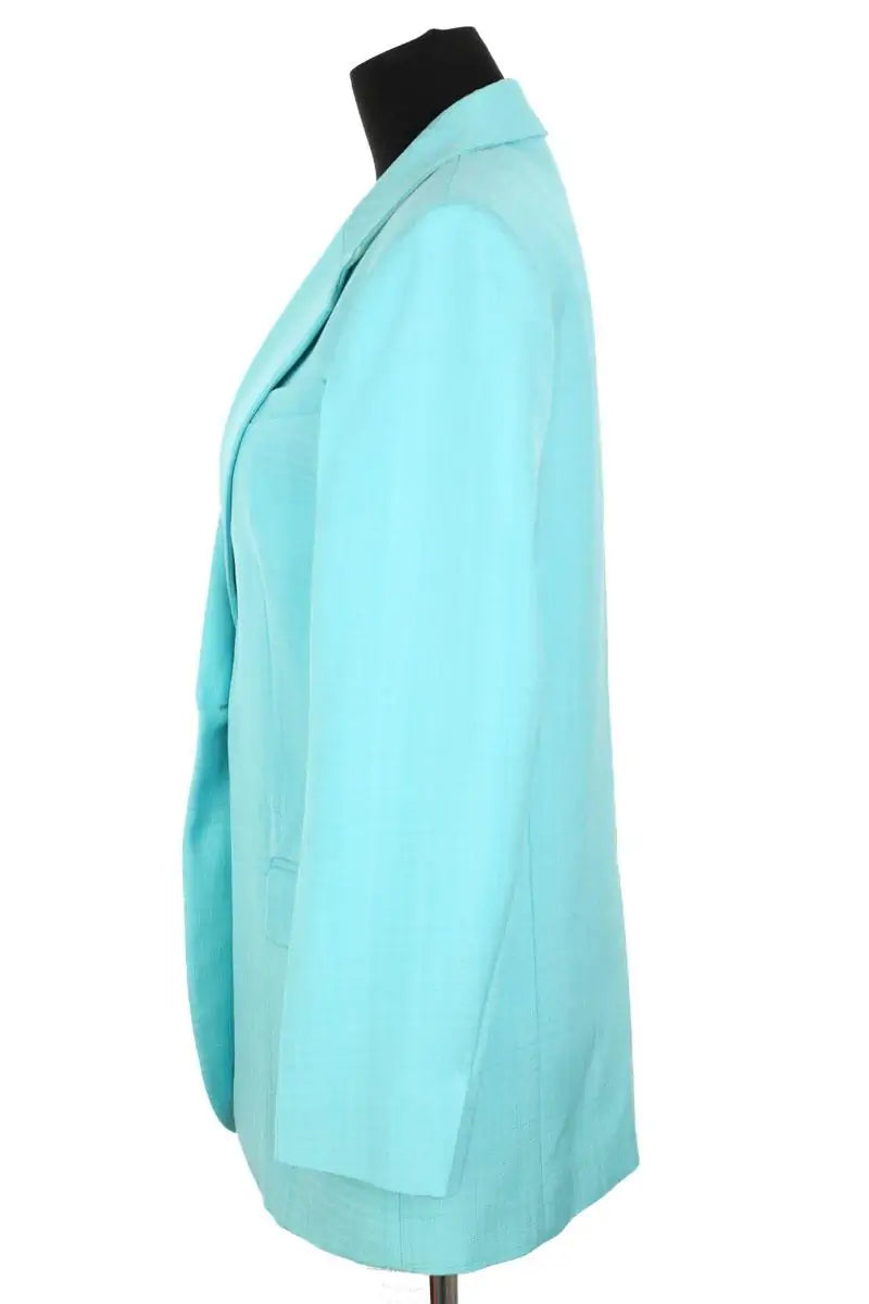 Blazer Sandro Bleu en Viscose
