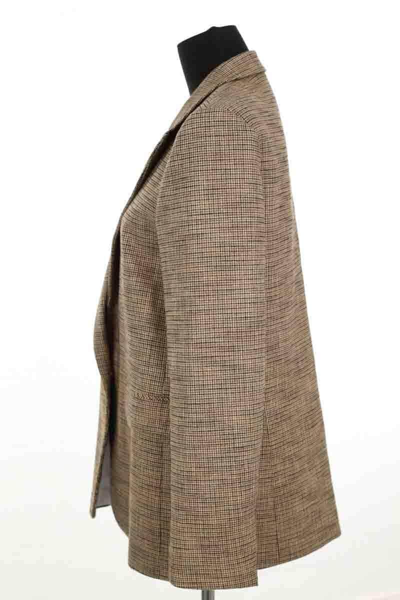 Blazer Sandro Camel en Viscose