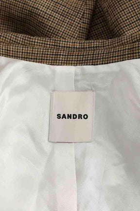 Blazer Sandro Camel en Viscose