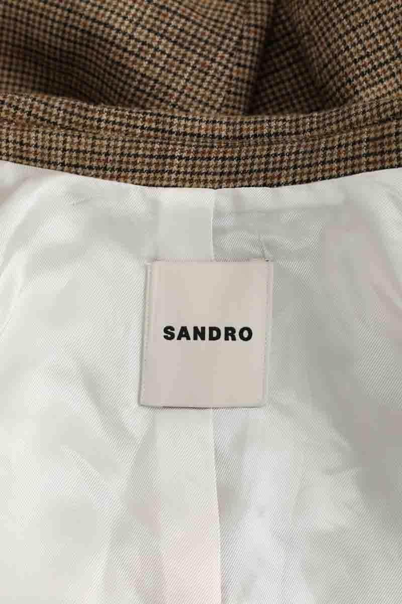 Blazer Sandro Camel en Viscose