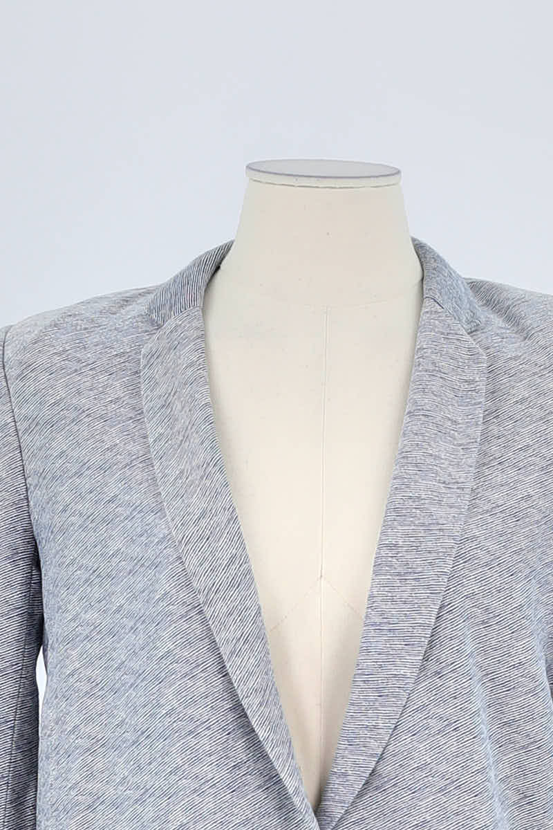 Blazer Sandro Gris en Coton