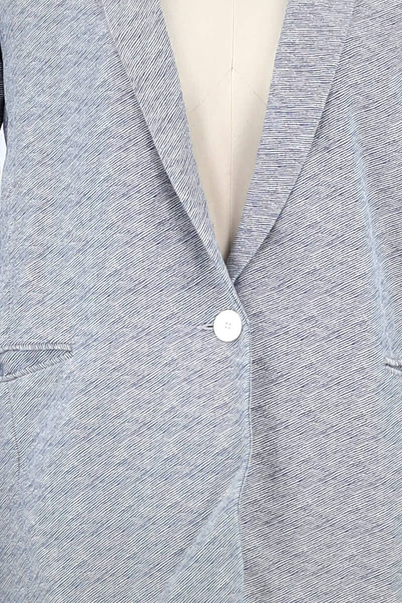 Blazer Sandro Gris en Coton