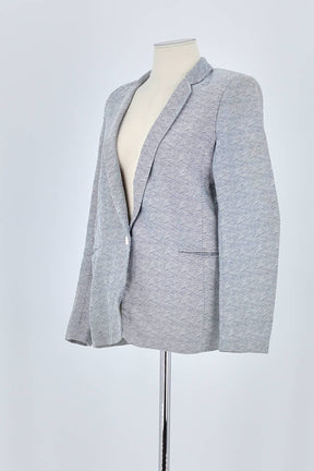 Blazer Sandro Gris en Coton