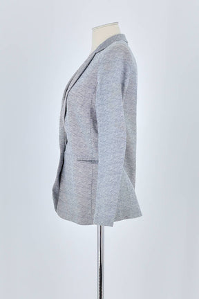 Blazer Sandro Gris en Coton