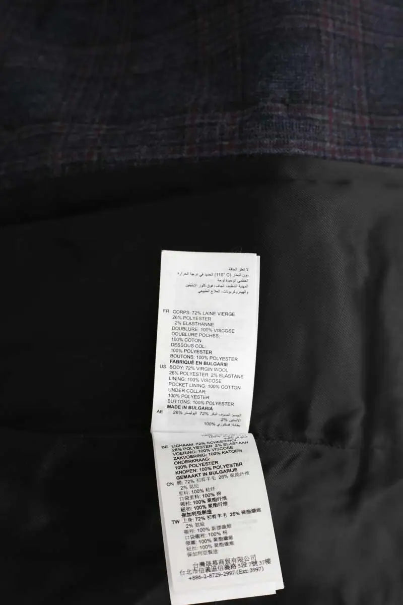 Blazer Sandro Gris en Laine