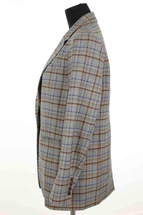Blazer Sandro Gris en Polyester