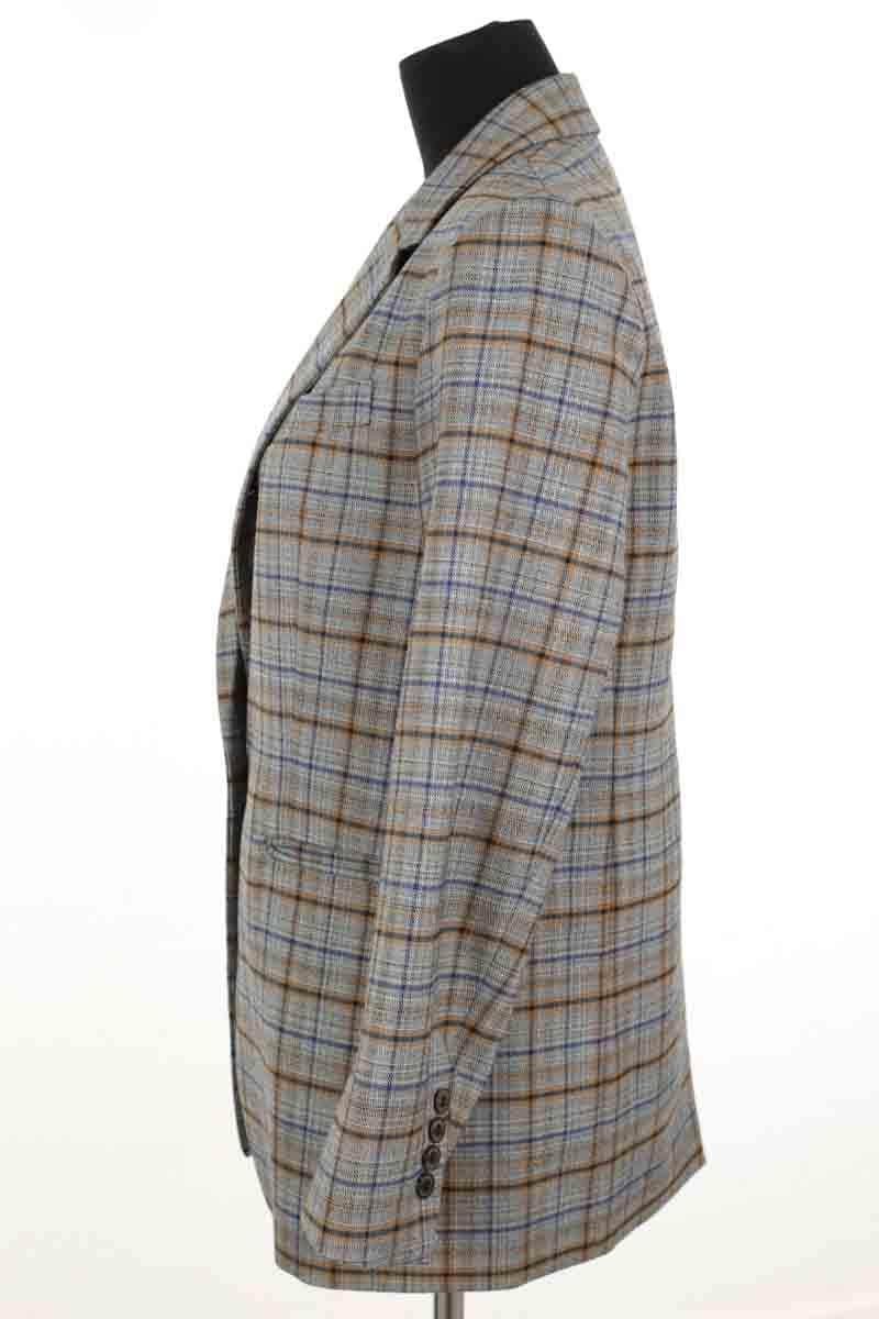Blazer Sandro Gris en Polyester