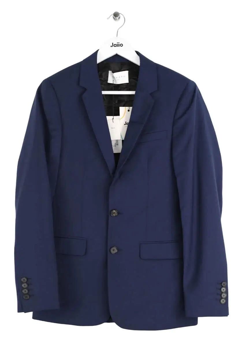 Blazer Sandro Marine en Laine, taille L - Seconde Main