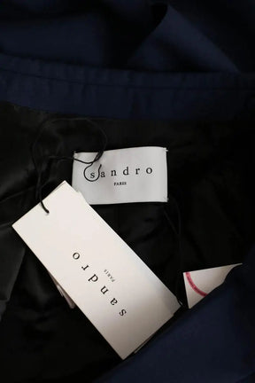 Blazer Sandro Marine en Laine