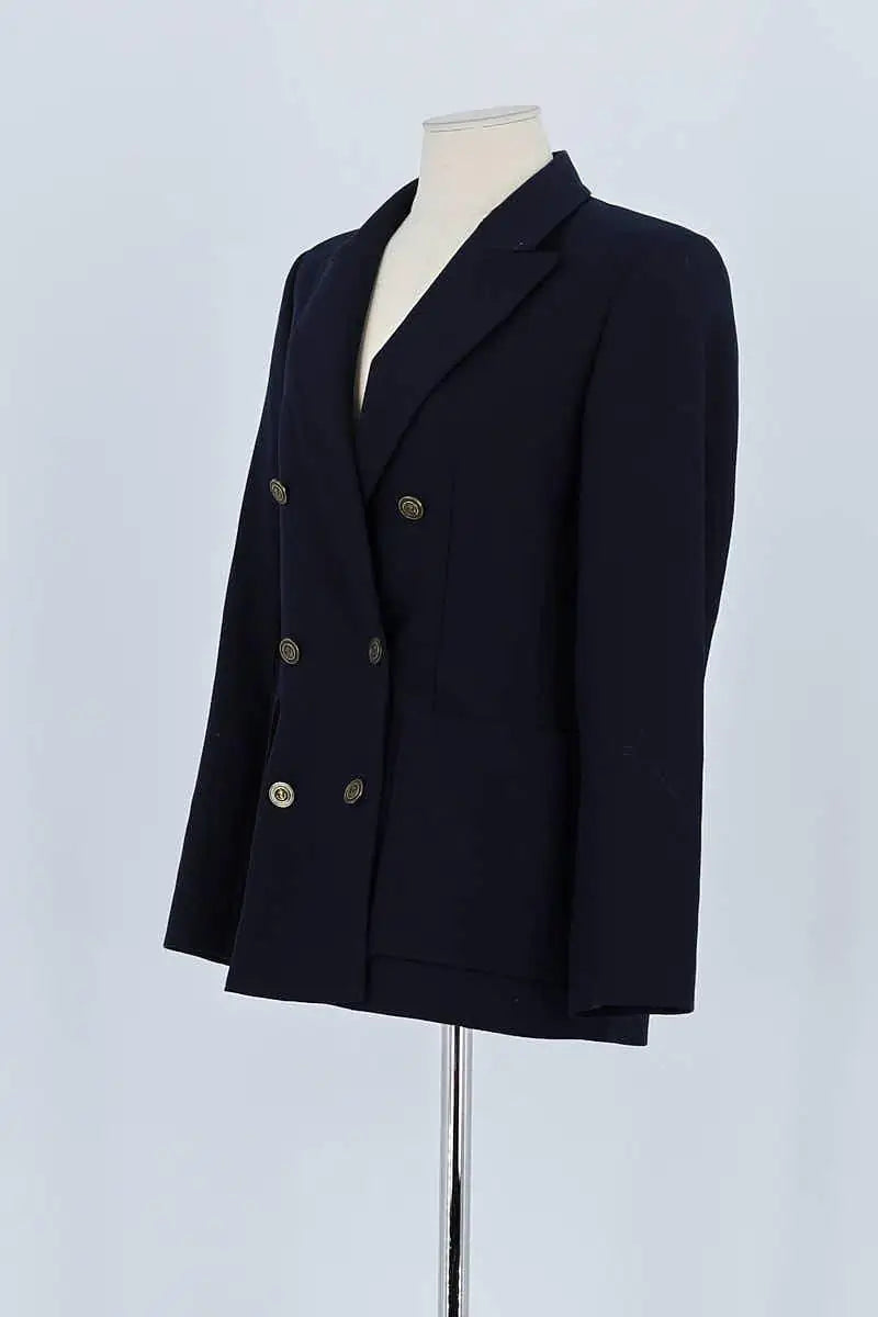 Blazer Sandro Marine en Polyester
