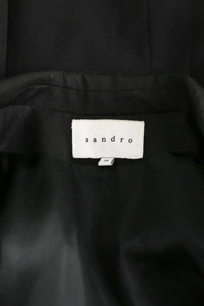 Blazer Sandro Noir en Laine