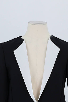 Blazer Sandro Noir en Polyester