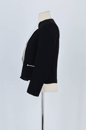 Blazer Sandro Noir en Polyester