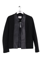 Blazer Sandro Noir en Synthétique, taille L - Seconde Main