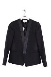 Blazer Sandro Noir en Synthétique, taille S - Seconde Main