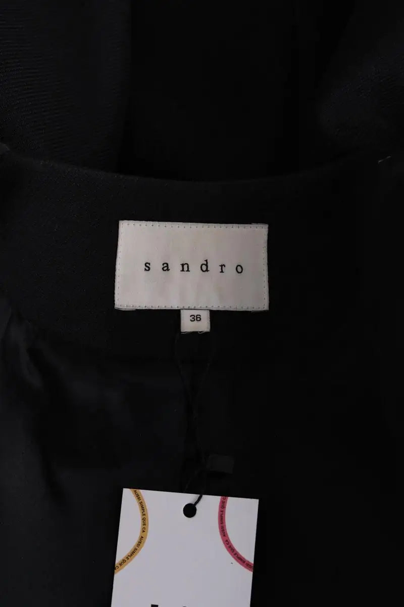 Blazer Sandro Noir en Synthétique