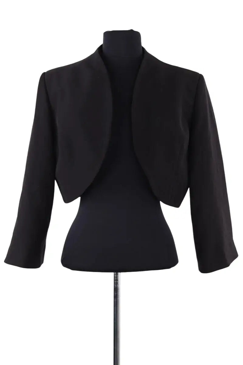 Blazer Sandro Noir en Synthétique, taille S - Seconde Main