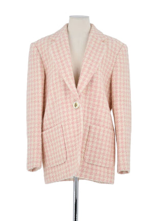 Blazer Sandro Rose en Coton, taille XL - Seconde Main