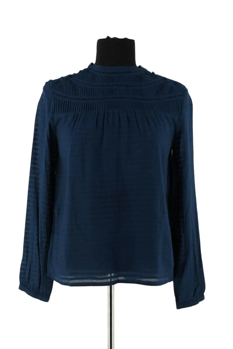 Blazer Sessun Marine en Viscose, taille XS - Seconde Main