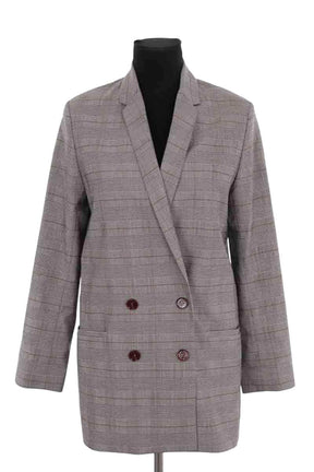 Blazer Sessun Oscar W Gris en Synthétique, taille XS - Seconde Main